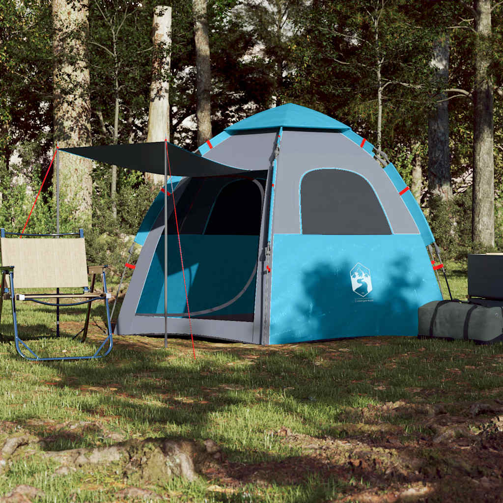 Camping Tent Cabin 4-Person Quick Release