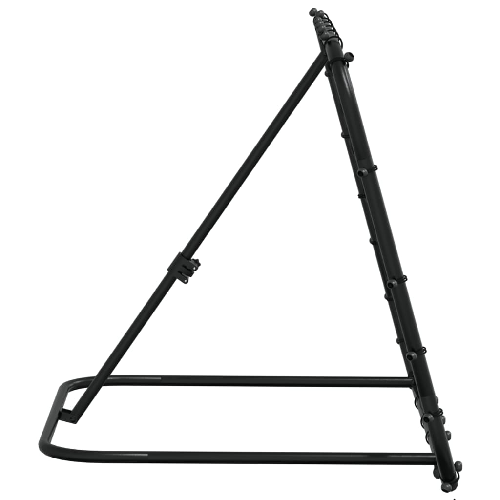 vidaXL Football Rebounder Adjustable Black 84x73x60-80 cm Steel 5