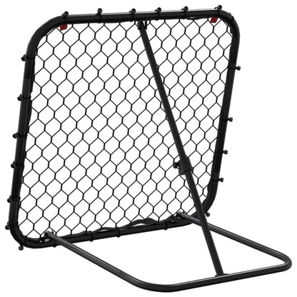vidaXL Football Rebounder Adjustable Black 84x73x60-80 cm Steel 6