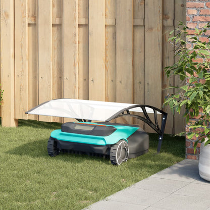 vidaXL Robot Mower Garage Black 80x101x46 cm 1