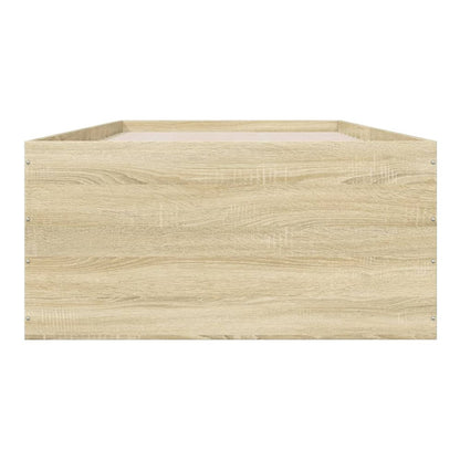 Bed Frame without Mattress 90x190 cm Single Height 45 cm Sonoma oak
