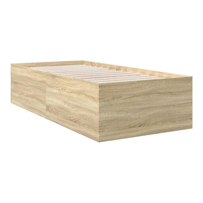 Bed Frame without Mattress 90x190 cm Single Height 45 cm Sonoma oak