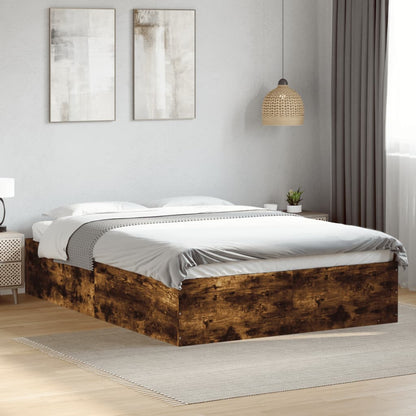 vidaXL Bed Frame without Mattress Length 190 cm Height 35 cm