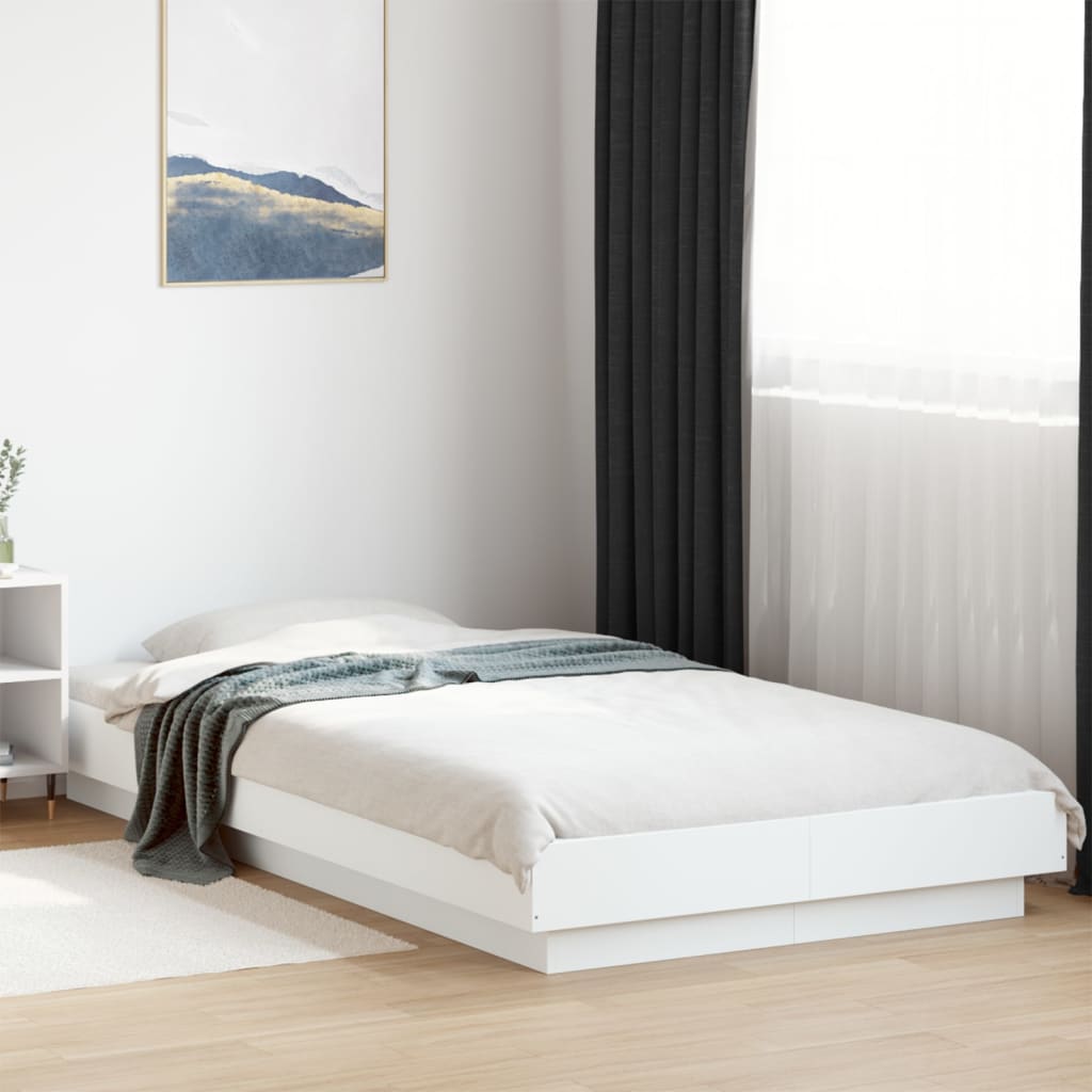 vidaXL Bed Frame without Mattress 90x190 cm Single Length 190 cm Width 90 cm