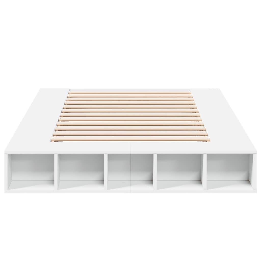 Bed Frame without Mattress 120x200 cm White