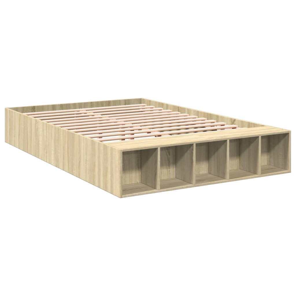 Bed Frame without Mattress 120x200 cm Sonoma oak