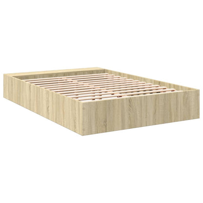 Bed Frame without Mattress 120x200 cm Sonoma oak