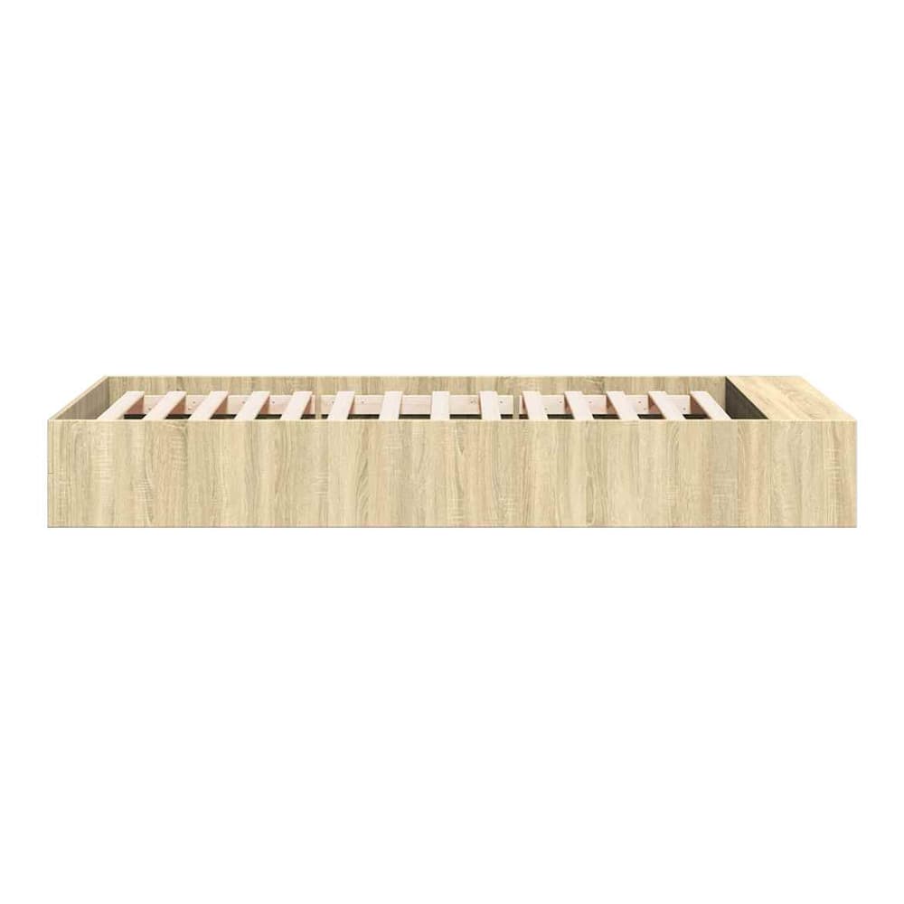 Bed Frame without Mattress 90x200 cm Sonoma oak