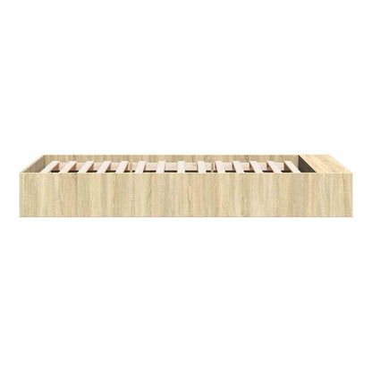 Bed Frame without Mattress 90x200 cm Sonoma oak