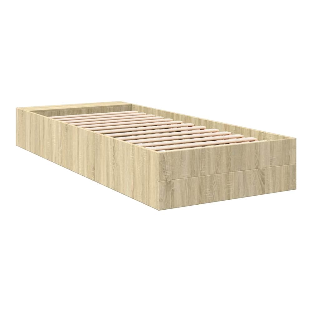 Bed Frame without Mattress 90x200 cm Sonoma oak