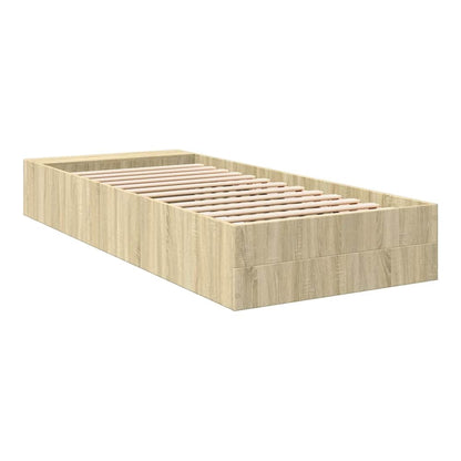 Bed Frame without Mattress 90x200 cm Sonoma oak