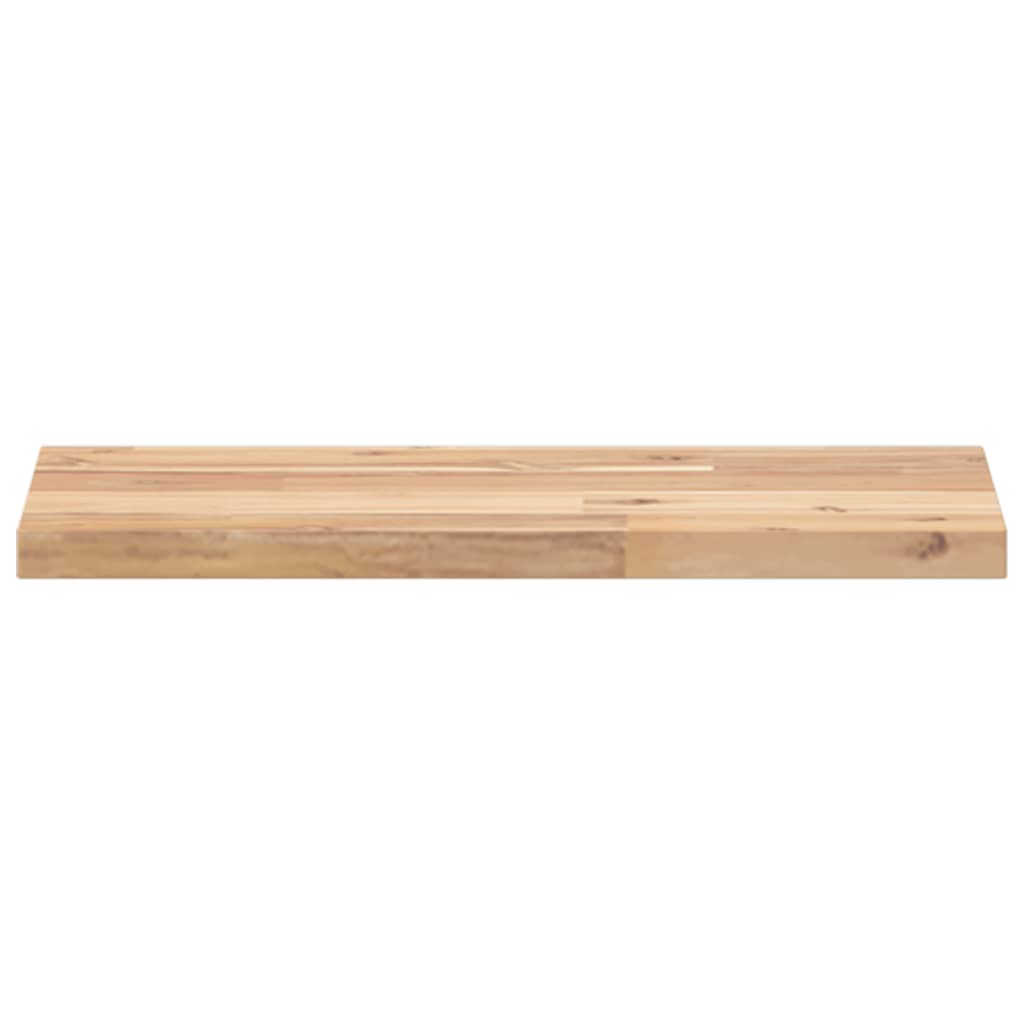 vidaXL Floating Shelves 3 pcs 60x20x2 cm Untreated Solid Wood Acacia 4