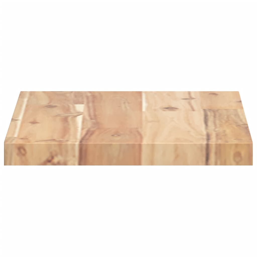vidaXL Floating Shelves 3 pcs 60x20x2 cm Untreated Solid Wood Acacia 5