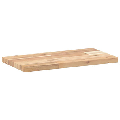 vidaXL Floating Shelves 3 pcs 60x20x2 cm Untreated Solid Wood Acacia 6