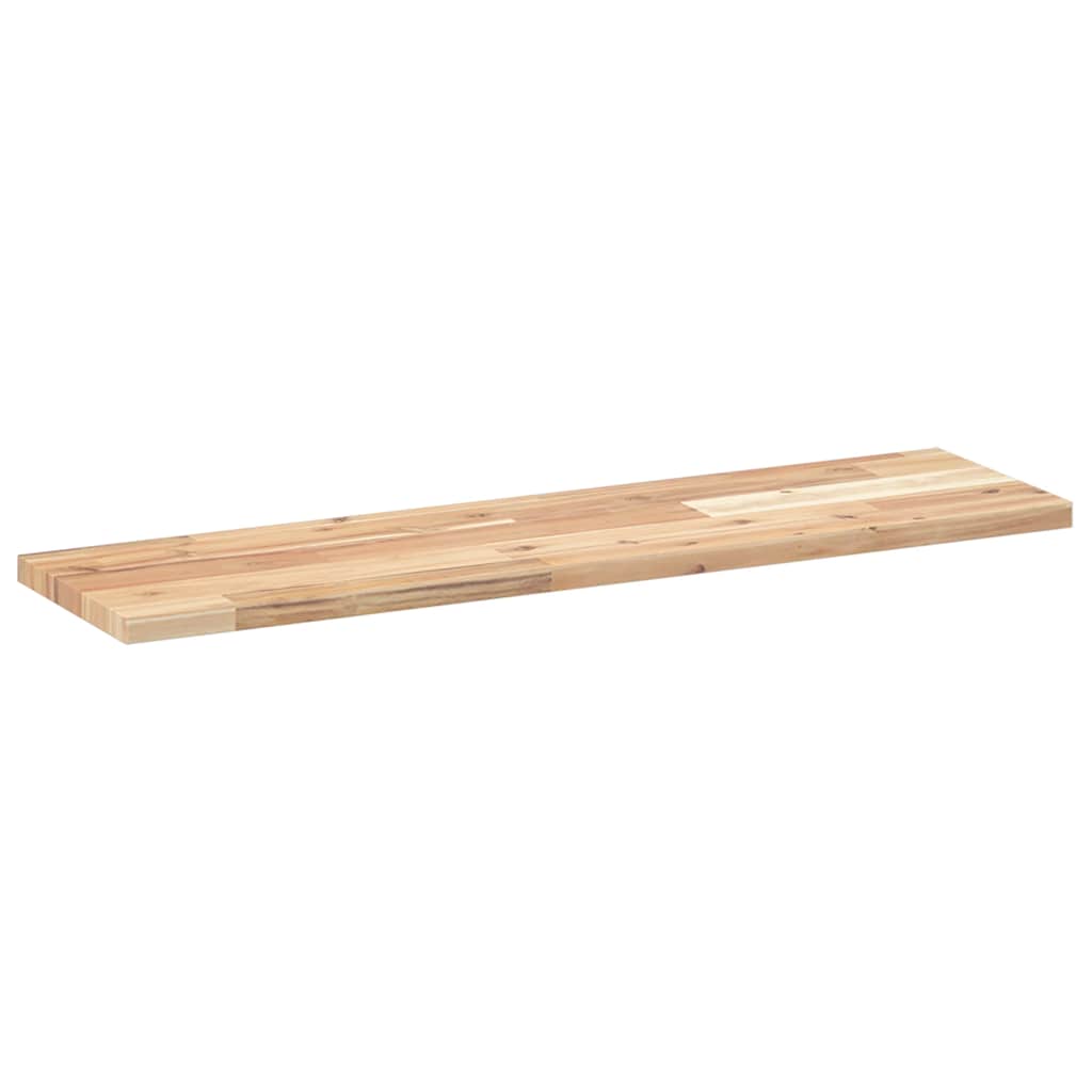 vidaXL Floating Shelves 3 pcs 80x20x2 cm Untreated Solid Wood Acacia 3