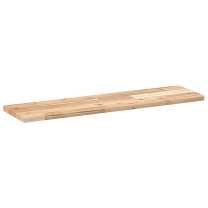 vidaXL Floating Shelves 3 pcs 80x20x2 cm Untreated Solid Wood Acacia 3
