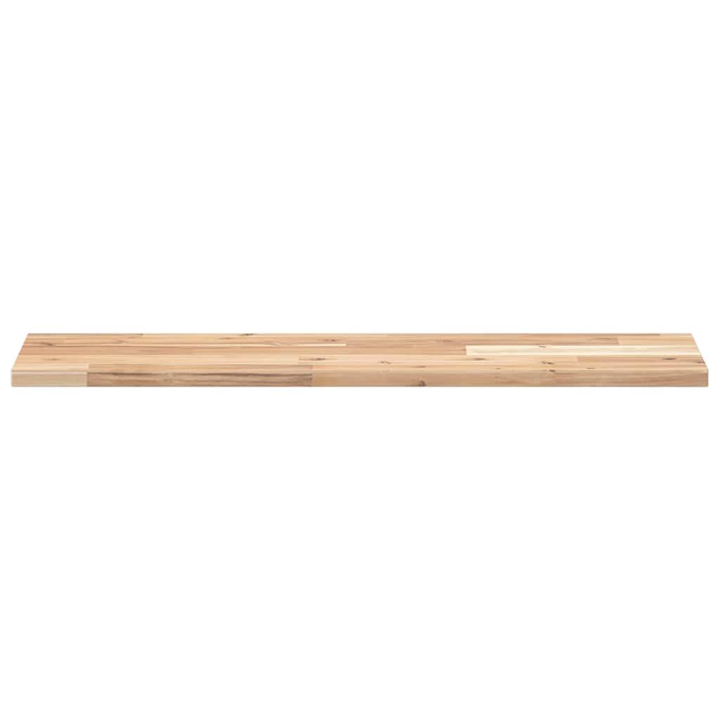vidaXL Floating Shelves 3 pcs 80x20x2 cm Untreated Solid Wood Acacia 4