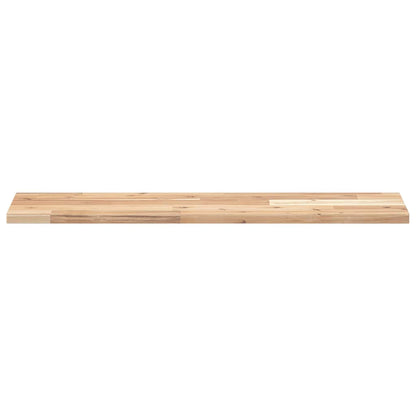 vidaXL Floating Shelves 3 pcs 80x20x2 cm Untreated Solid Wood Acacia 4