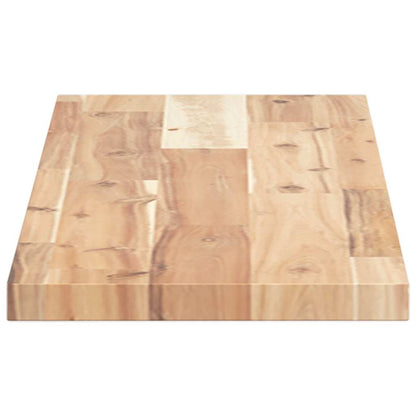 vidaXL Floating Shelves 3 pcs 80x20x2 cm Untreated Solid Wood Acacia 5