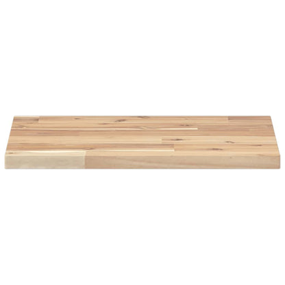 vidaXL Floating Shelves 3 pcs 40x30x2 cm Untreated Solid Wood Acacia 4