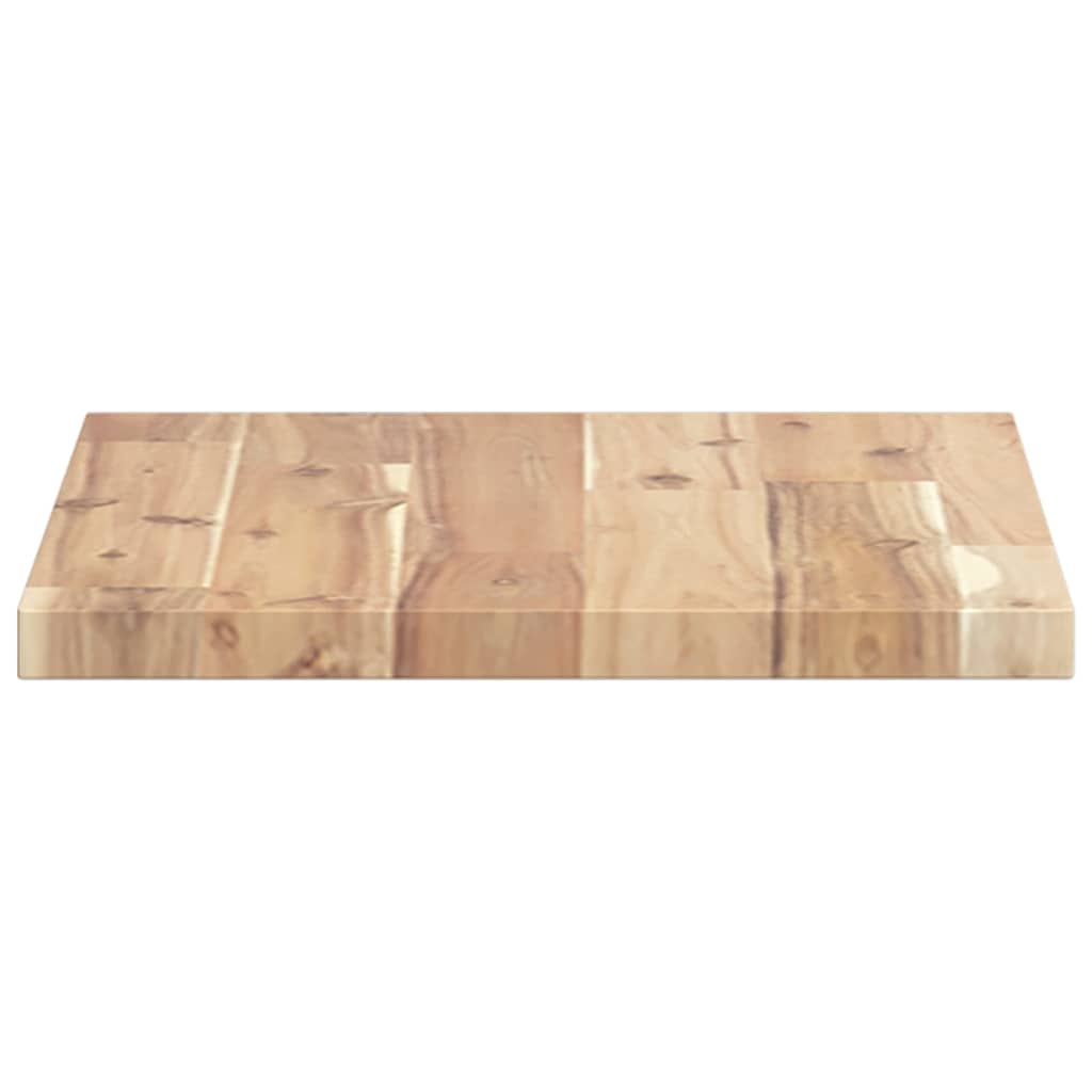vidaXL Floating Shelves 3 pcs 40x30x2 cm Untreated Solid Wood Acacia 5