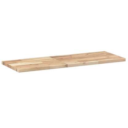 vidaXL Floating Shelves 2 pcs 100x30x2 cm Untreated Solid Wood Acacia 3