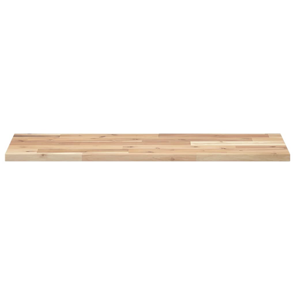vidaXL Floating Shelves 2 pcs 100x30x2 cm Untreated Solid Wood Acacia 4