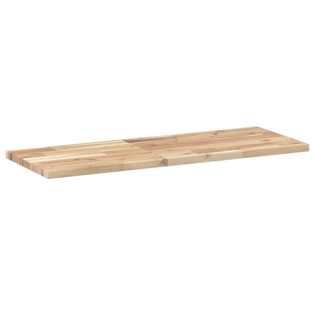 vidaXL Floating Shelves 2 pcs 100x30x2 cm Untreated Solid Wood Acacia 6