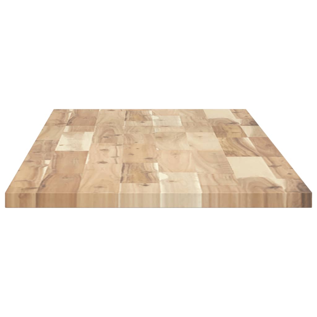 vidaXL Floating Shelf 120x40x2 cm Untreated Solid Wood Acacia 5
