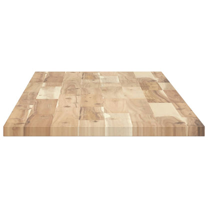 vidaXL Floating Shelf 120x40x2 cm Untreated Solid Wood Acacia 5