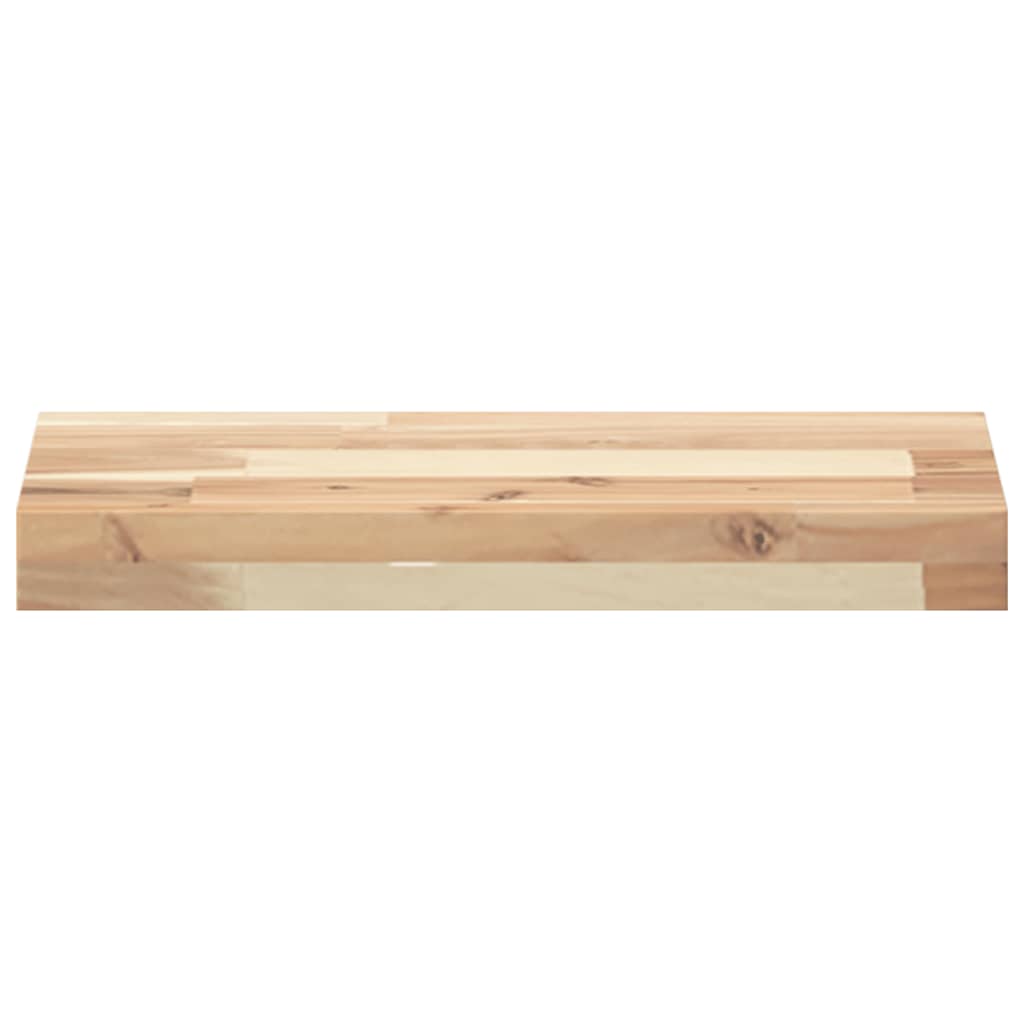 vidaXL Floating Shelves 4 pcs 40x20x4 cm Untreated Solid Wood Acacia 4