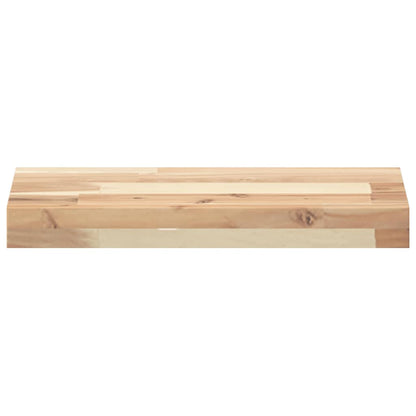 vidaXL Floating Shelves 4 pcs 40x20x4 cm Untreated Solid Wood Acacia 4