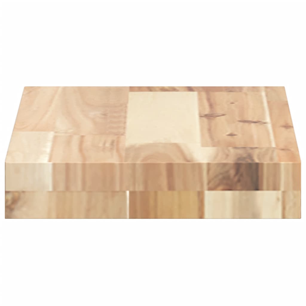 vidaXL Floating Shelves 4 pcs 40x20x4 cm Untreated Solid Wood Acacia 5