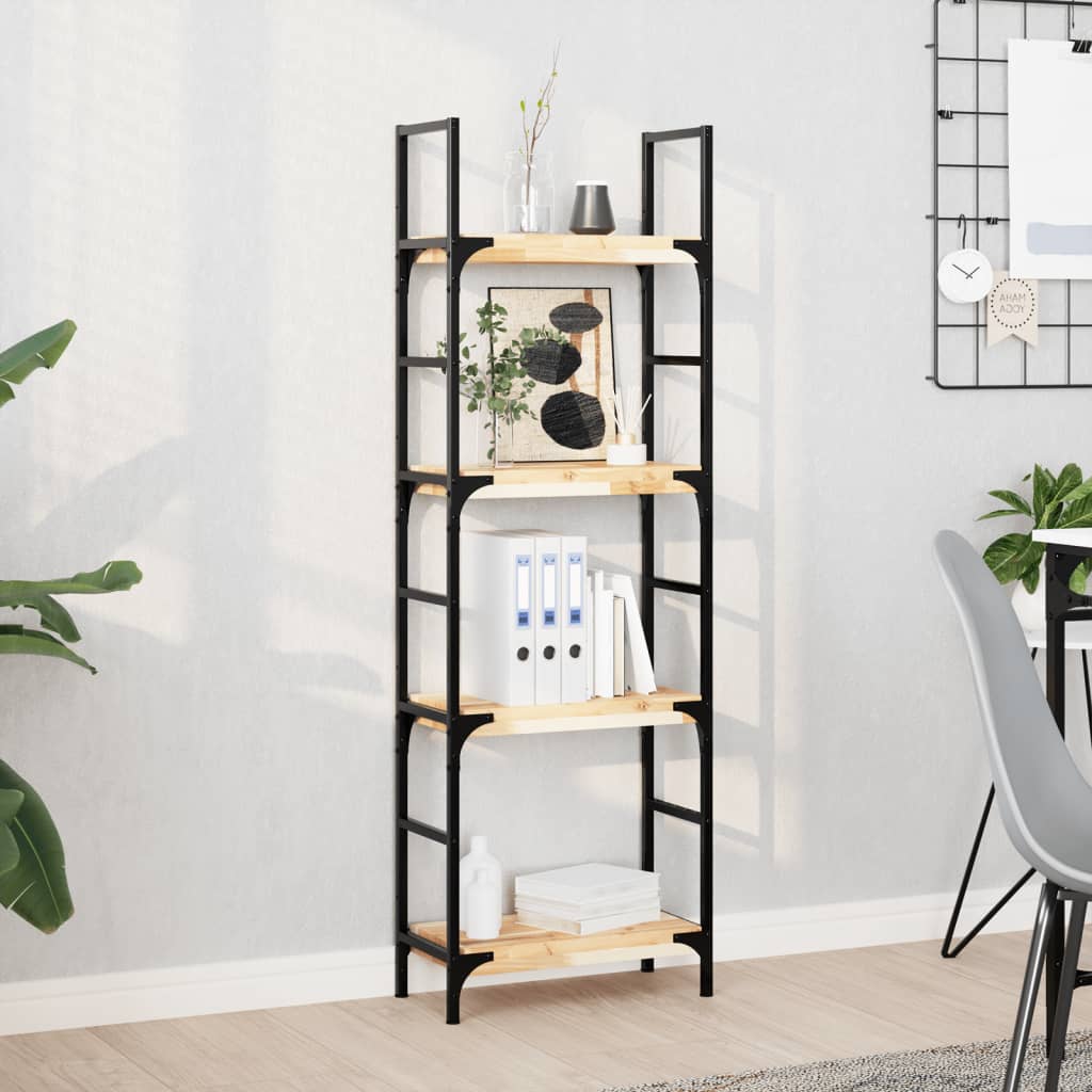 vidaXL Floating Shelves 3 pcs 60x20x4 cm Untreated Solid Wood Acacia 1
