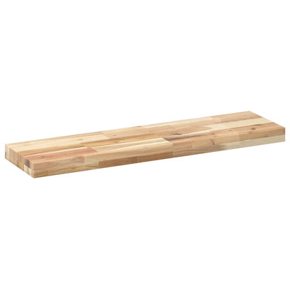vidaXL Floating Shelves 2 pcs 80x20x4 cm Untreated Solid Wood Acacia 6