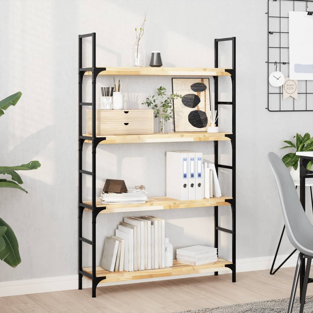vidaXL Floating Shelves 2 pcs 80x20x4 cm Untreated Solid Wood Acacia 1