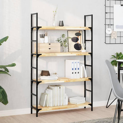 Floating Shelves Untreated Solid Wood Acacia Natural Height 4 cm Depth 20 cm 3 pcs 80 cm