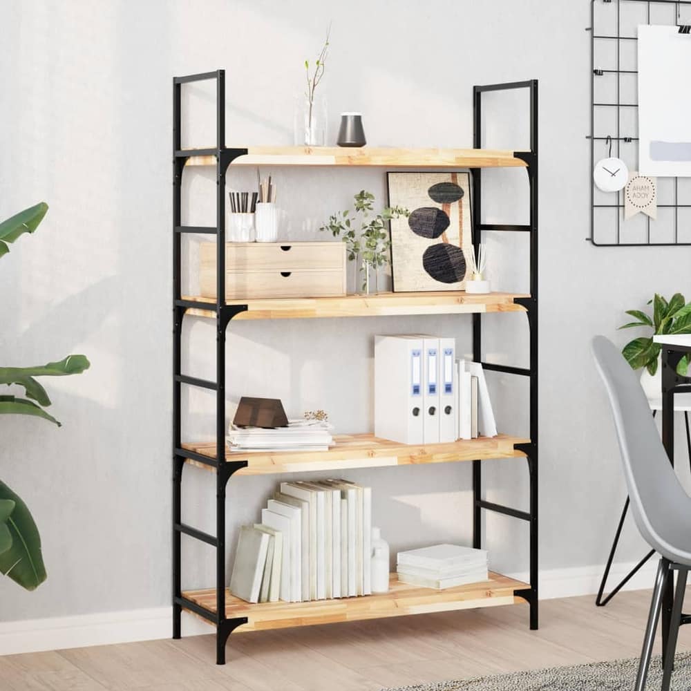 vidaXL Floating Shelf Untreated Solid Wood Acacia Natural Height 4 cm Depth 30 cm