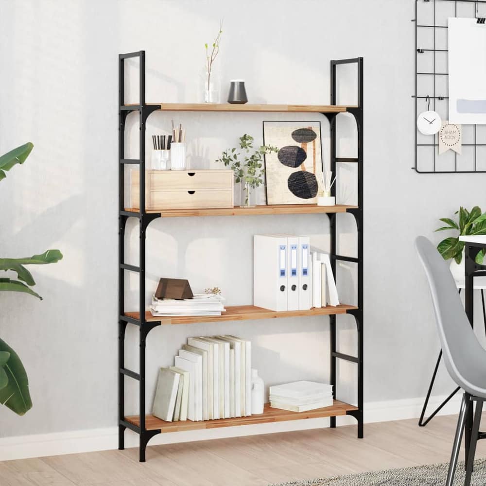 vidaXL Floating Shelves Oil Finished Height 2 cm Depth 20 cm 2 pcs