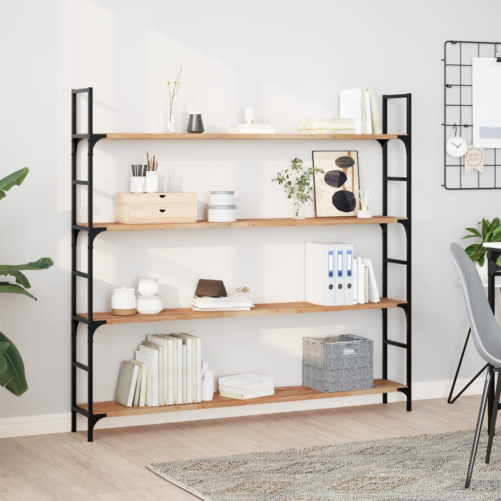 vidaXL Floating Shelf 160x20x2 cm Oil Finished Solid Wood Acacia 1