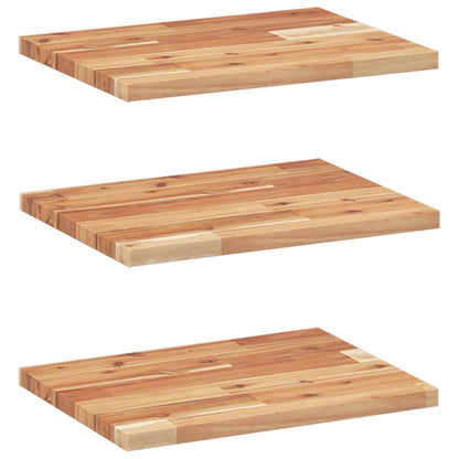 vidaXL Floating Shelves 3 pcs 40x30x2 cm Oil Finished Solid Wood Acacia 2