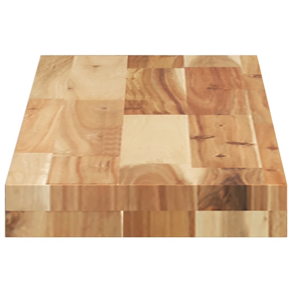vidaXL Floating Shelves 2 pcs 80x20x4 cm Oil Finished Solid Wood Acacia 5