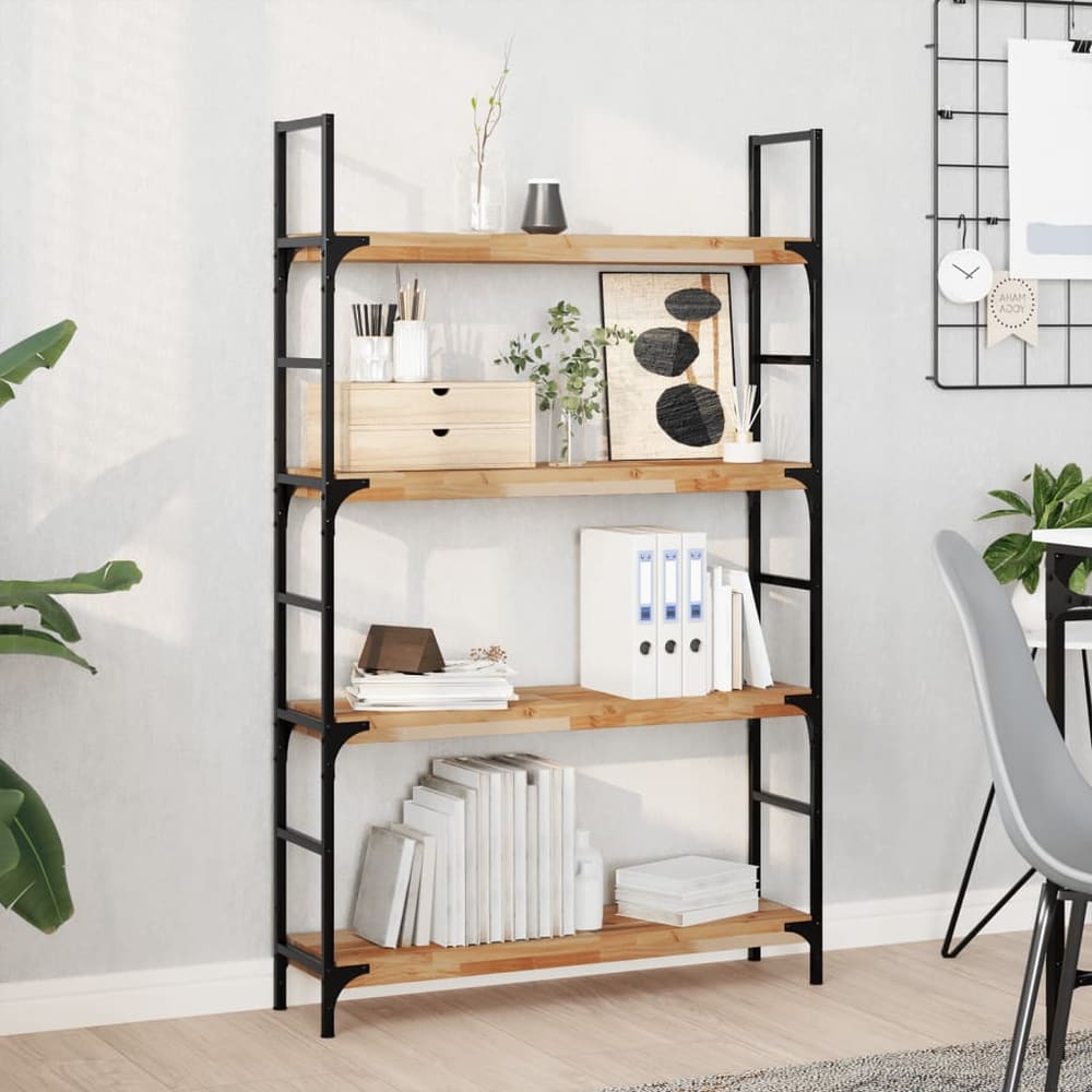 Floating Shelves Oil Finished Height 4 cm Depth 20 cm 3 pcs 80 cm