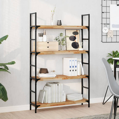 vidaXL Floating Shelves 2 pcs 100x20x4 cm Oil Finished Solid Wood Acacia 1