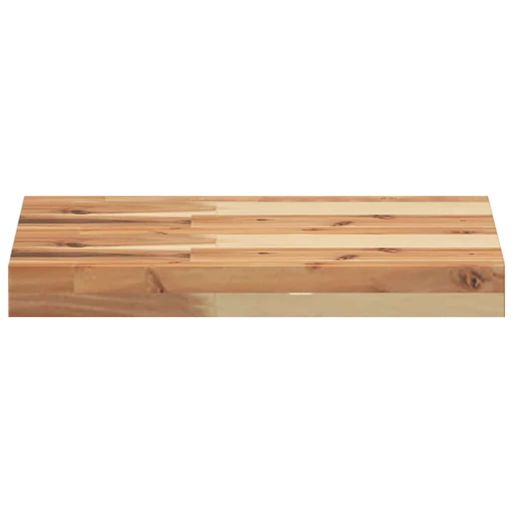 vidaXL Floating Shelves 2 pcs 40x30x4 cm Oil Finished Solid Wood Acacia 4