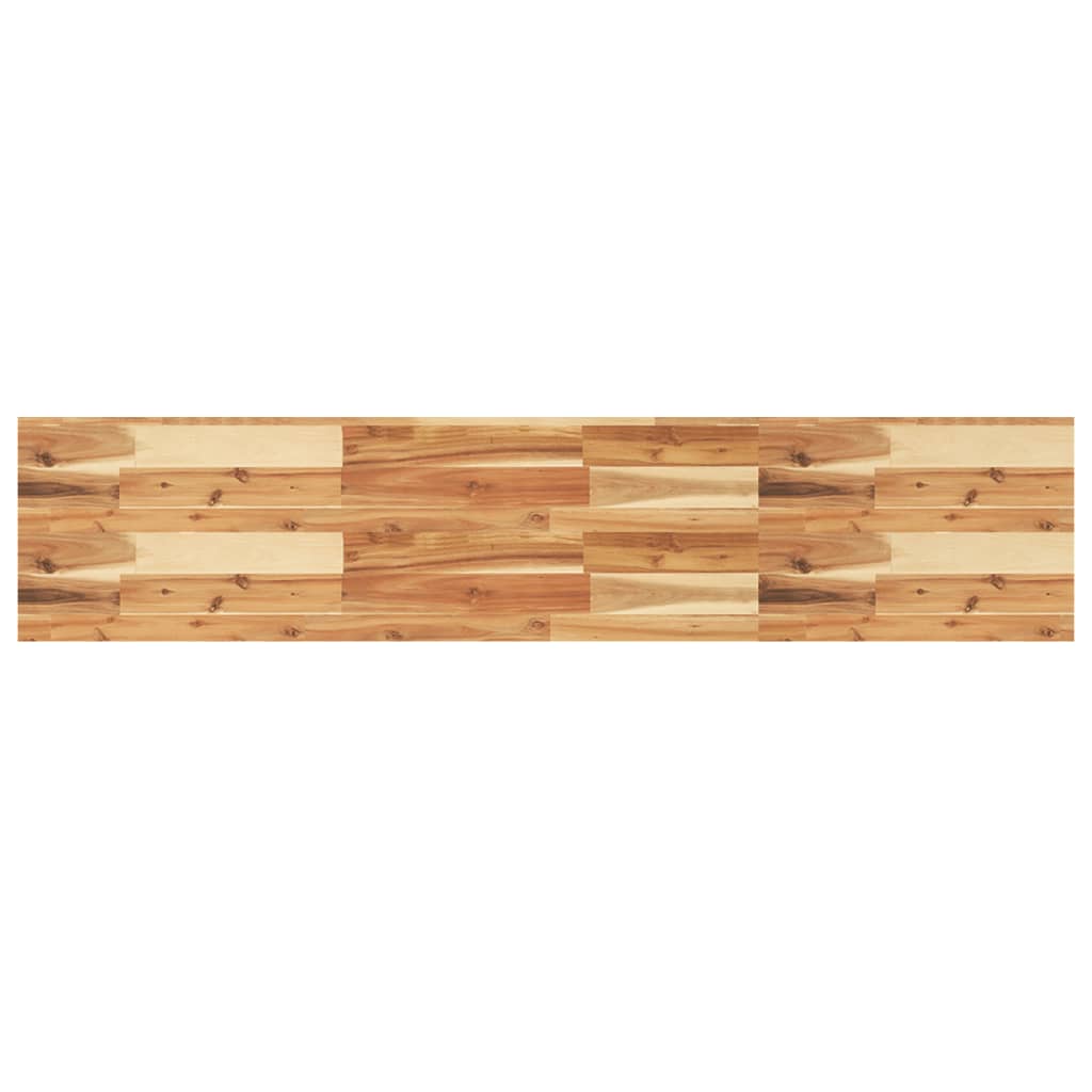 vidaXL Floating Shelf 120x30x4 cm Oil Finished Solid Wood Acacia 2