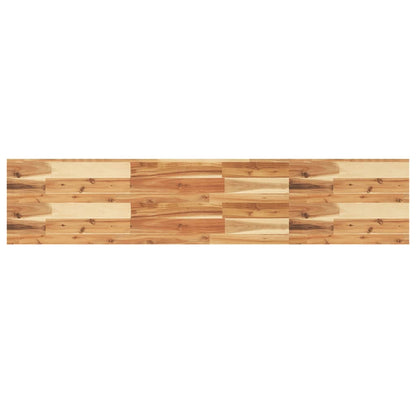 vidaXL Floating Shelf 120x30x4 cm Oil Finished Solid Wood Acacia 2