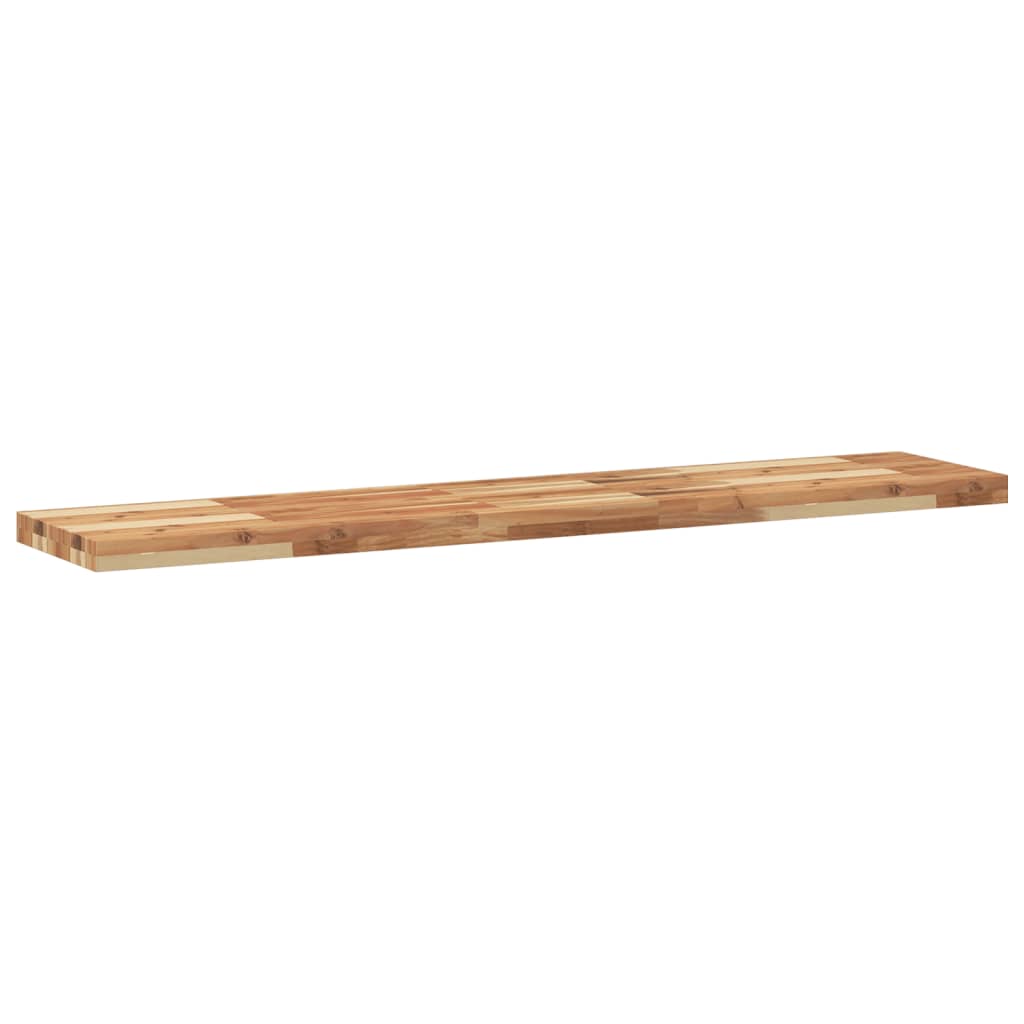 vidaXL Floating Shelf 120x30x4 cm Oil Finished Solid Wood Acacia 3
