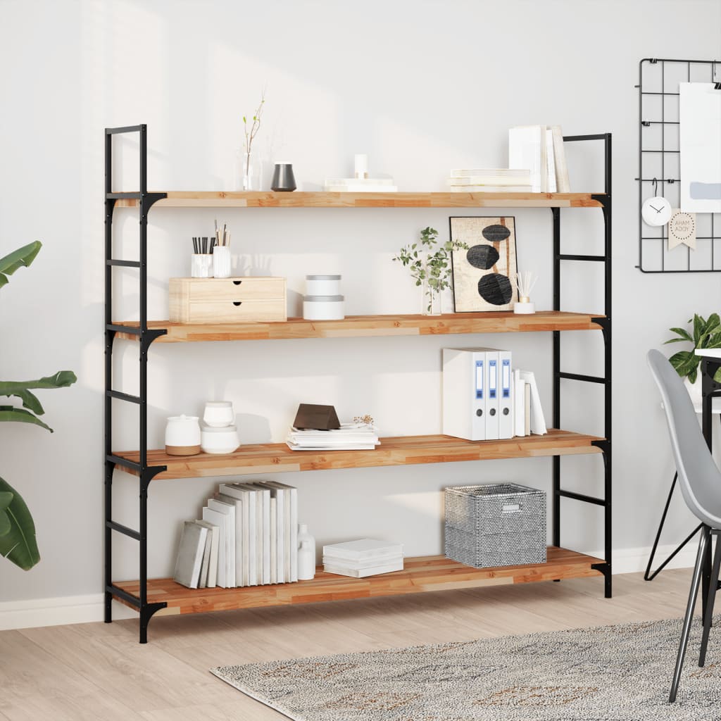 vidaXL Floating Shelf 120x30x4 cm Oil Finished Solid Wood Acacia 1