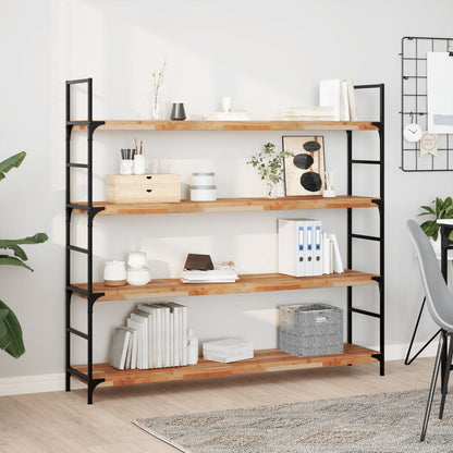 vidaXL Floating Shelf 120x30x4 cm Oil Finished Solid Wood Acacia 1